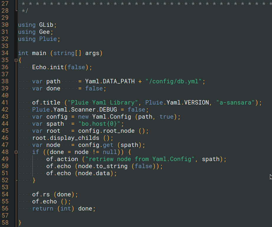 Sample yaml-config code
